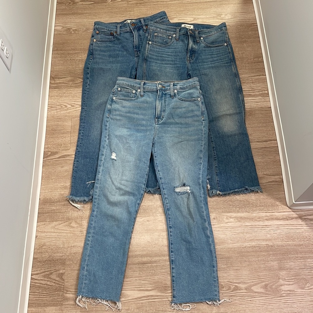 NWOT 3 Pairs of Madewell Jeans!!
